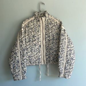 Floral Bomber Jacket